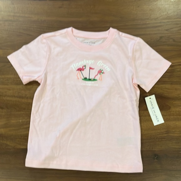 New! EMBROIDERED FLAMINGO GOLF TEE - Picture 8 of 8